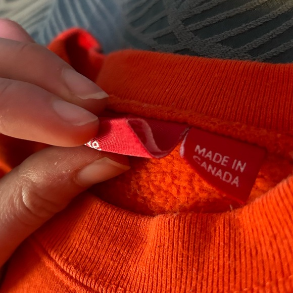 Supreme Dark Orange Letter Arc Crewneck Sweater Men’s Large - Picture 6 of 11